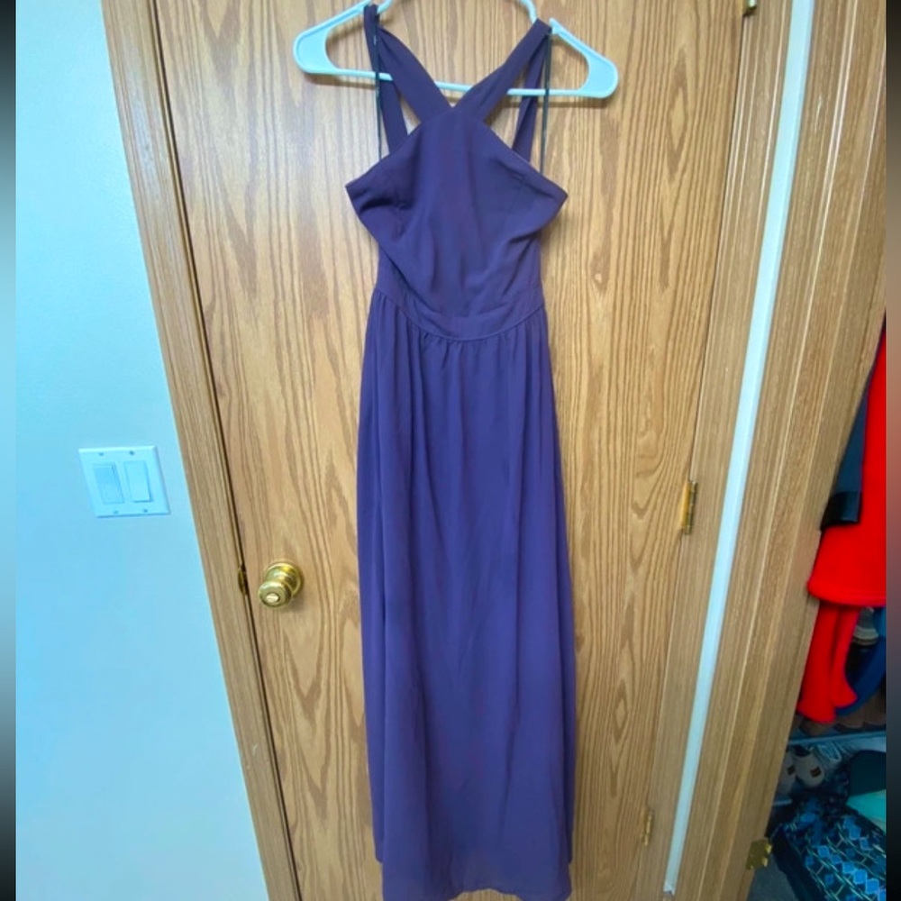 Long purple gown/dress
